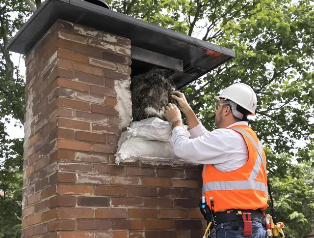 Humane removal of debris and animals by West Haven Chimney Sweep in West Haven, CT