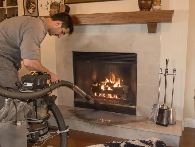 Routine fireplace upkeep by West Haven Chimney Sweep in West Haven, CT