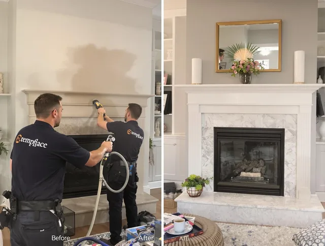 Professional soot removal by West Haven Chimney Sweep team in West Haven, CT